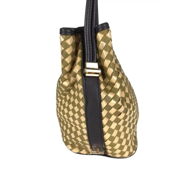 Samoe Style Womens Beige Brown Inner Zip Pocket Double Shoulder Strap Sling Bag - Picture 2 of 8